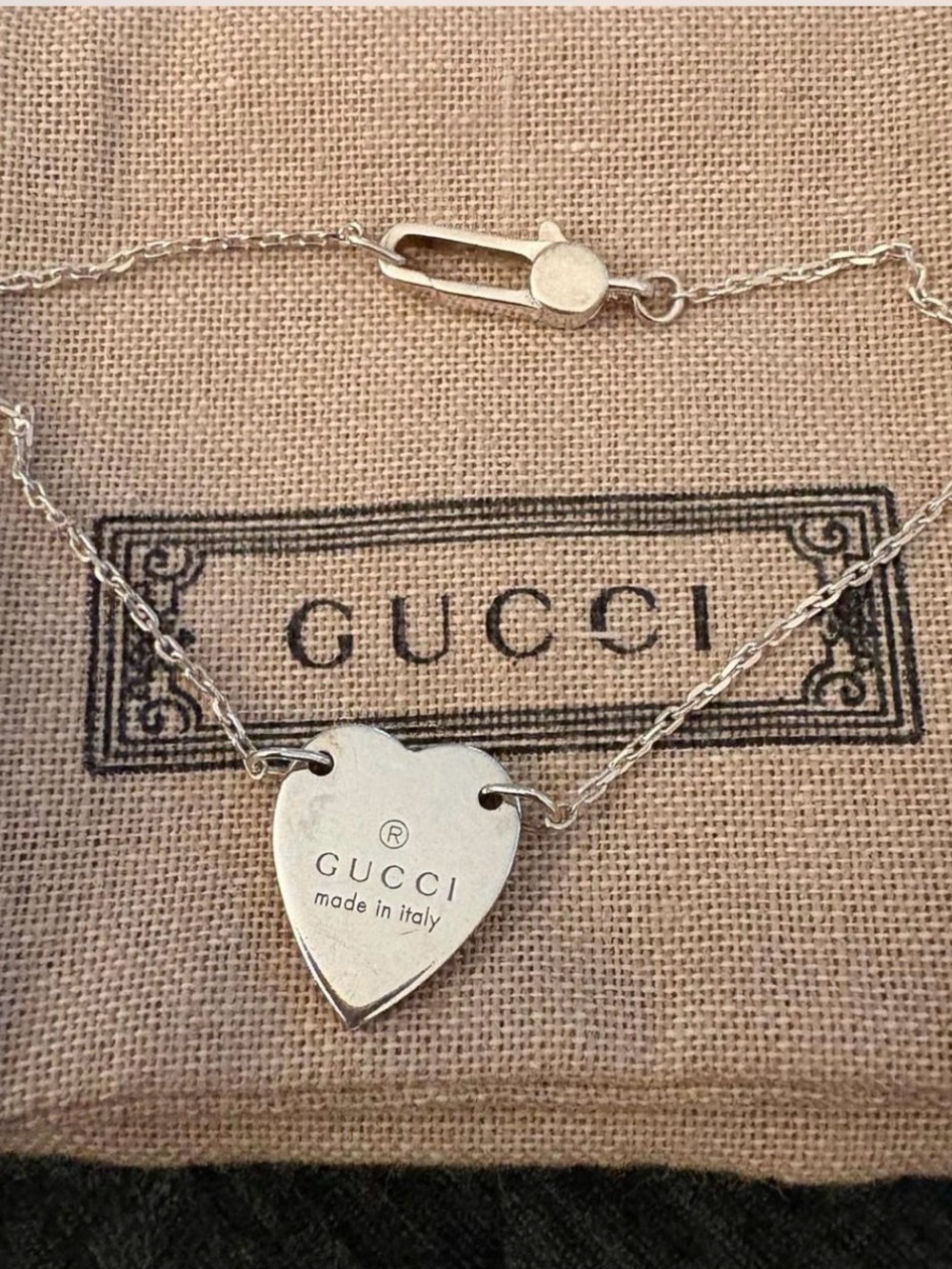 Gucci Heart Tag Bracelet